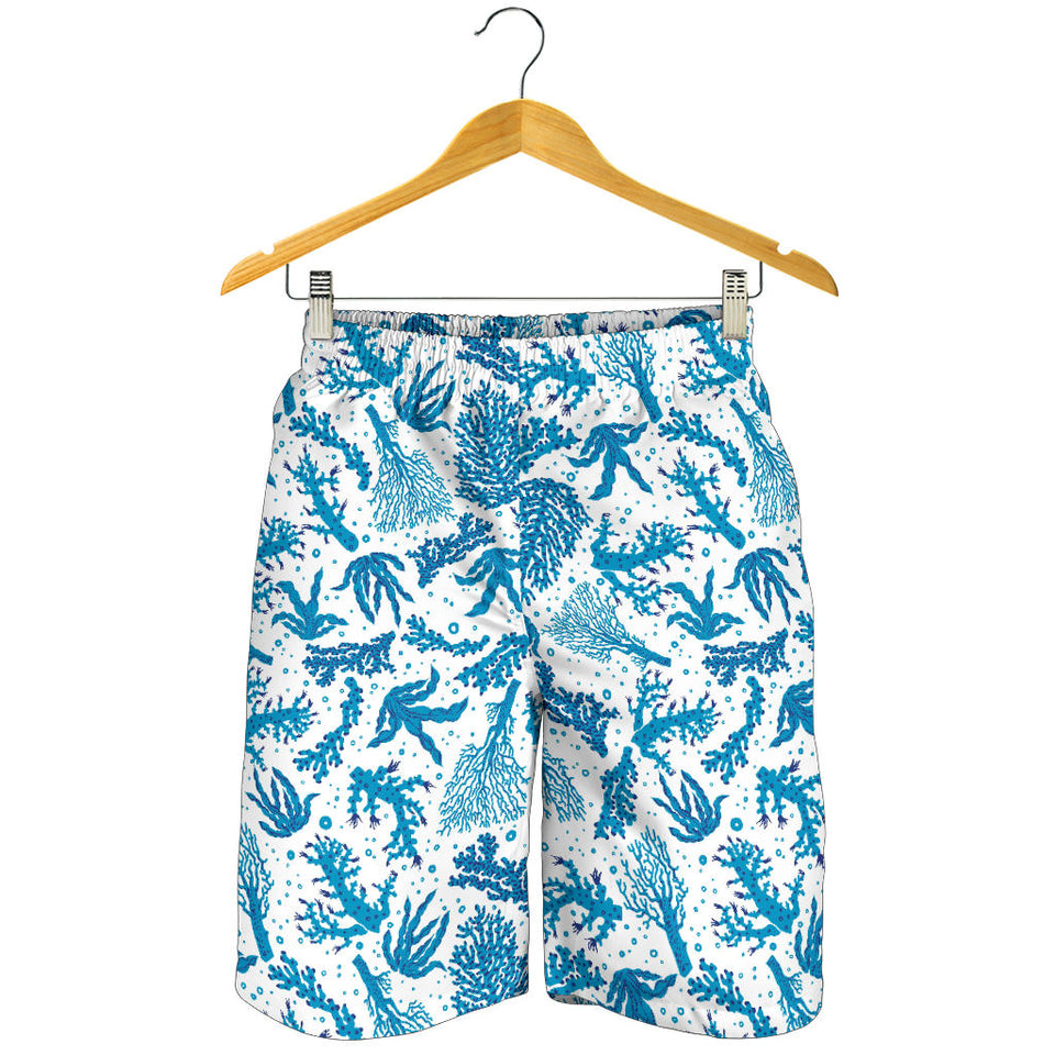 Coral Reef Pattern Print Design 01 Men Shorts