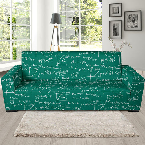 Math Pattern Print Design 01 Sofa Slipcover