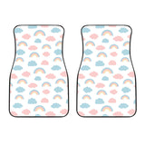 Cute Rainbow Clound Pattern Front Car Mats