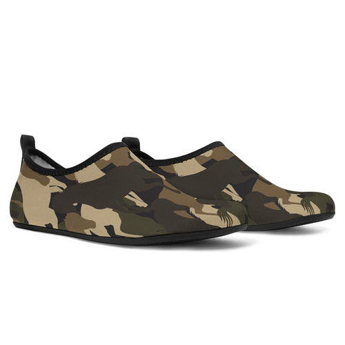 Horse Camo Camouflage Pattern Aqua Shoes