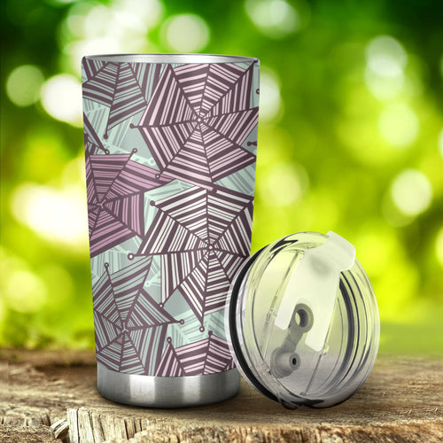 Spider Web Cobweb Design Color Pattern Tumbler