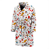 Canada Pattern Print Design 03 Men's Bathrobe