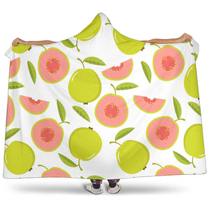 Guava Pattern Hooded Blanket