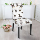 Chihuahua Dog Pattern Dining Chair Slipcover