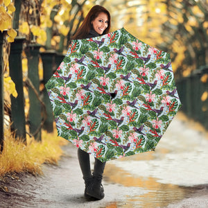 Hummingbird Pattern Print Design 05 Umbrella