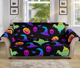 Colorful halloween background Sofa Cover Protector