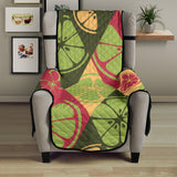 Cool Geometric lime pattern Chair Cover Protector