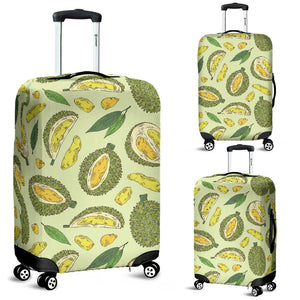 Durian Leaves Pattern Background Luggage Covers