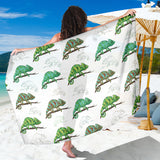 Chameleon Lizard Pattern Sarong