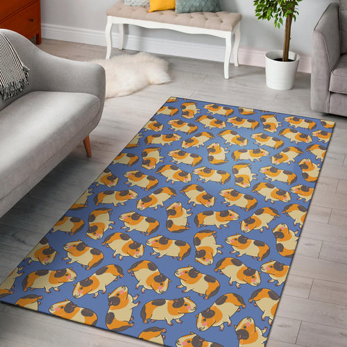 Guinea Pig Pattern Print Design 02 Area Rug
