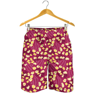 Popcorn Pattern Print Design 02 Men Shorts