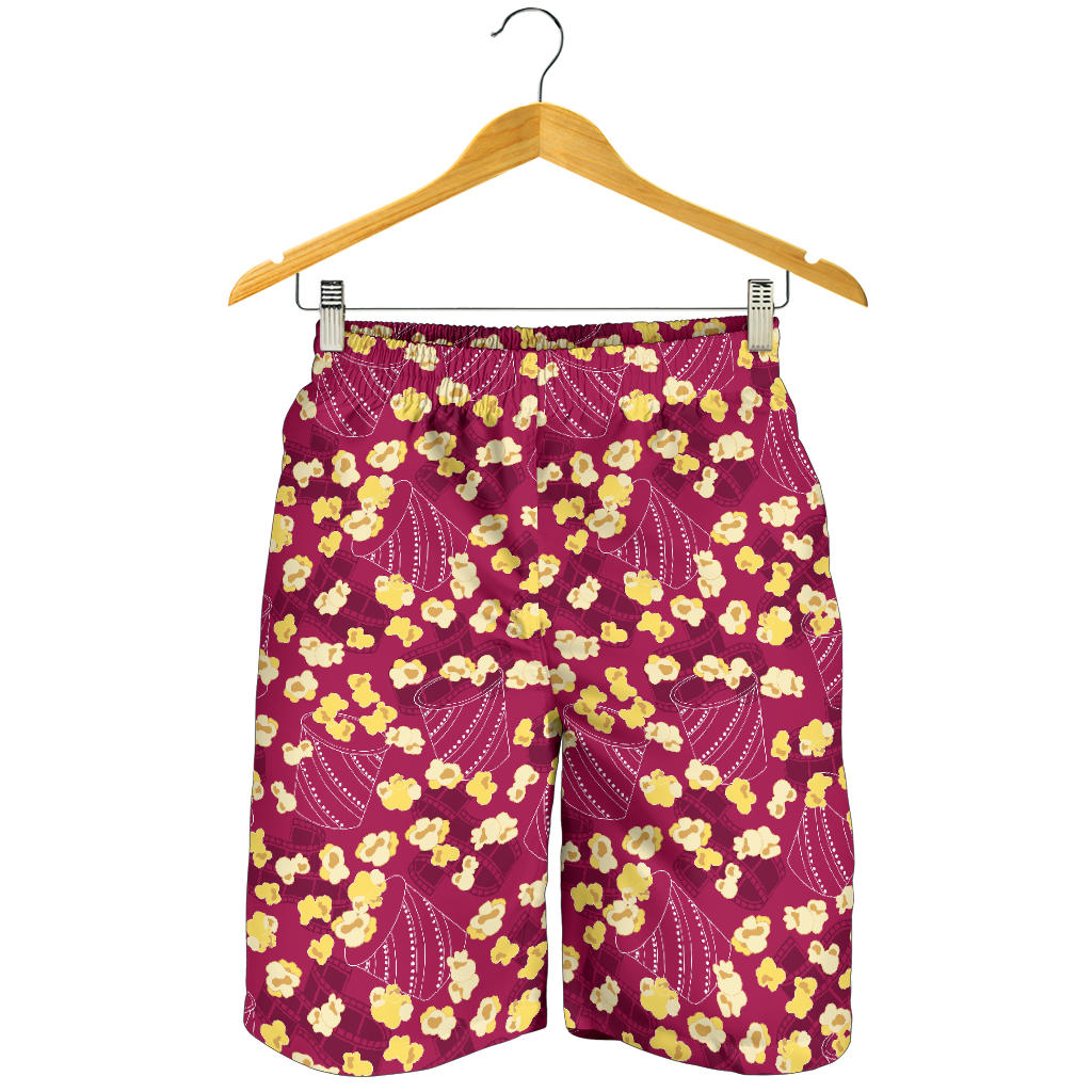 Popcorn Pattern Print Design 02 Men Shorts
