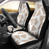 Hand Drawn Pizza Pattern  Universal Fit Car Seat Covers