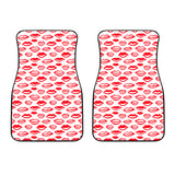 Lips Pattern Print Design 05 Front Car Mats
