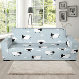 Sheep Polka Dot Cloud Pattern Sofa Slipcover