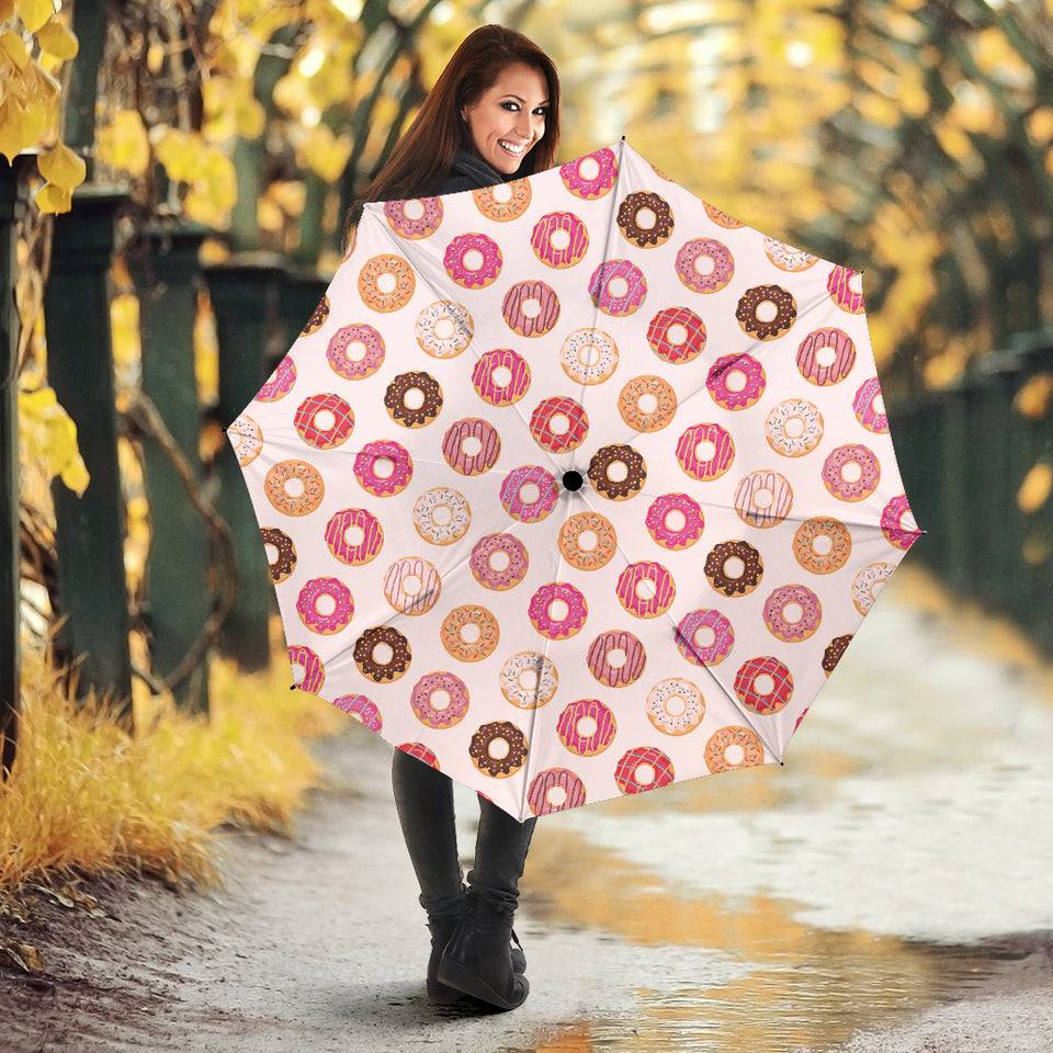 Colorful Donut Pattern Umbrella