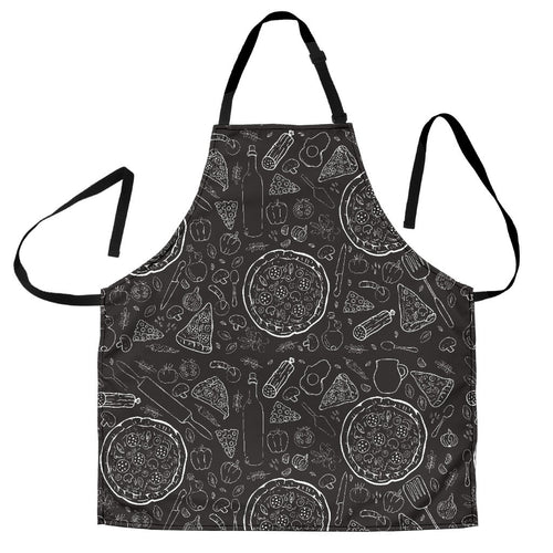 Pizza Pattern  Adjustable Apron