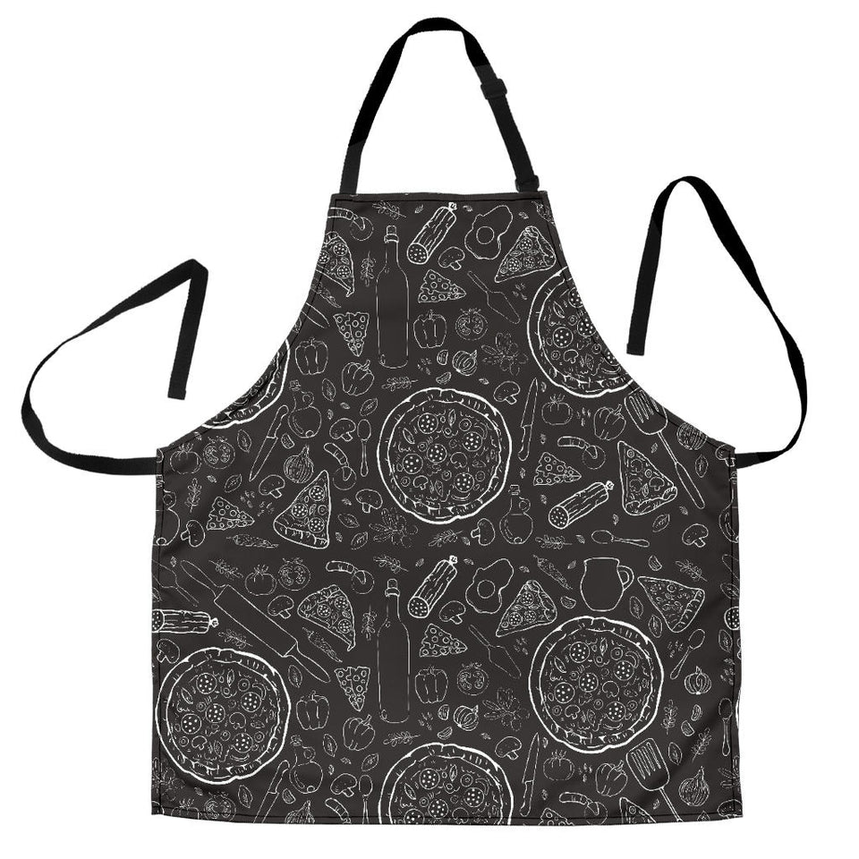 Pizza Pattern  Adjustable Apron