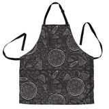 Pizza Pattern  Adjustable Apron