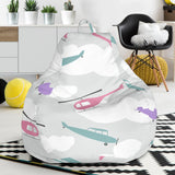 Helicopter Plane Pattern Bean Bag Cover