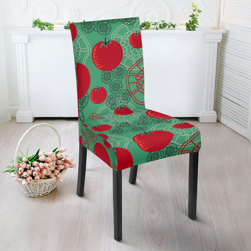 Tomato Design Pattern Dining Chair Slipcover