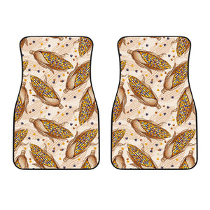 Corn Pattern Print Design 03 Front Car Mats