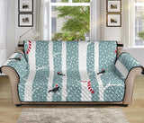 Crows christmas hat scarf Sofa Cover Protector