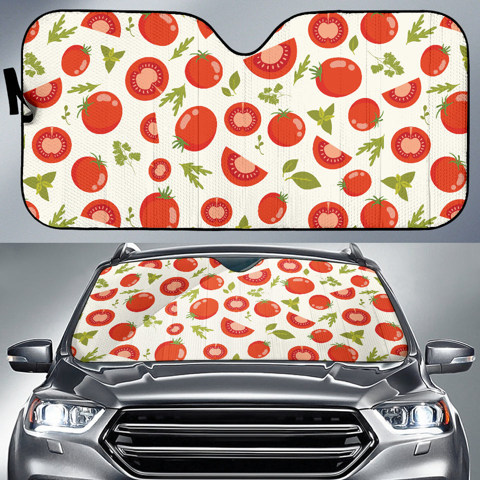 Tomato Pattern Car Sun Shade
