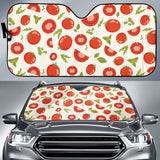 Tomato Pattern Car Sun Shade
