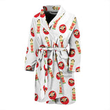 Daruma Japanese Wooden Doll Men'S Bathrobe