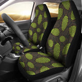 Hop Patter Black Background Universal Fit Car Seat Covers