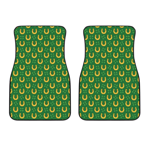 Horseshoes Pattern Print Design 05 Front Car Mats