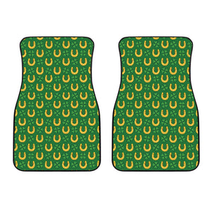 Horseshoes Pattern Print Design 05 Front Car Mats