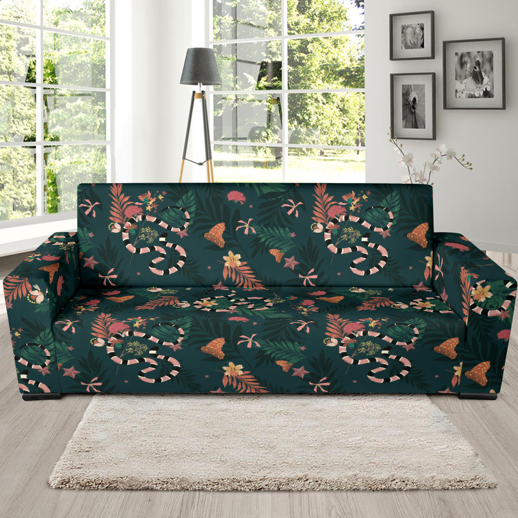 Snake Forest Pattern Sofa Slipcover