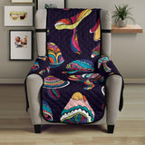 Colorful mushroom pattern Chair Cover Protector