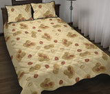 peanuts design pattern Quilt Bed Set