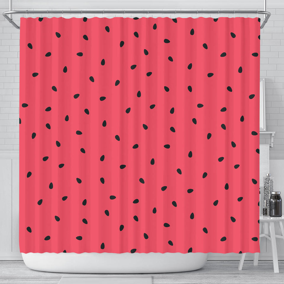 Watermelon Texture Background Shower Curtain Fulfilled In US