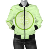 Cucumber Pattern Women'S Bomber Jacket