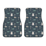 Windmill Tree Pattern Front Car Mats