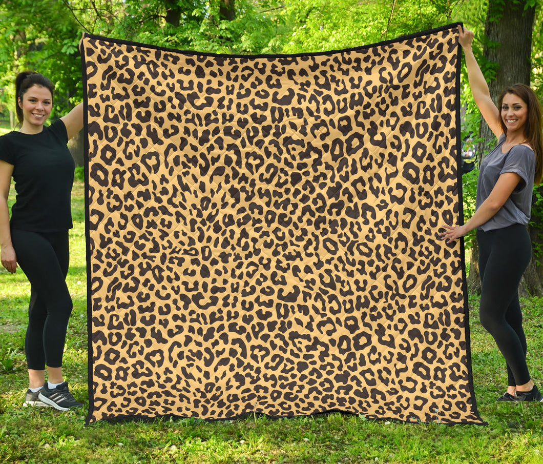 Leopard Skin Print Premium Quilt