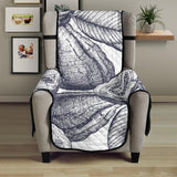 Guava tropical hand drawn pattern Chair Cover Protector