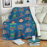 Darts Pattern Print Design 02 Premium Blanket