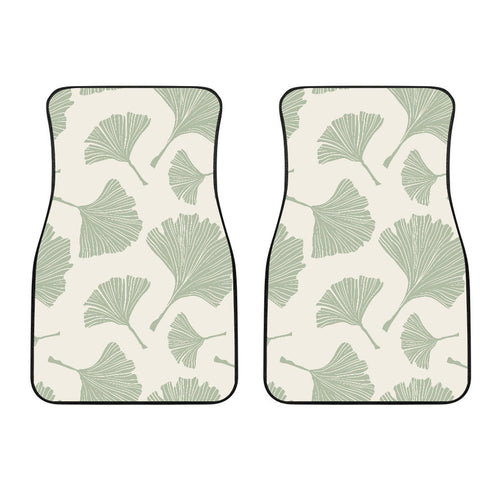Ginkgo Leaves Pattern Front Car Mats