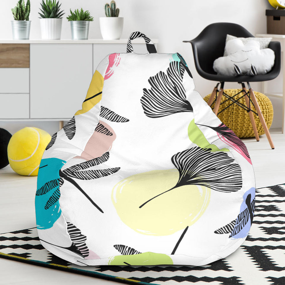 Dragonflies Ginkgo Leaves Pattern Bean Bag Cover