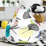 Dragonflies Ginkgo Leaves Pattern Bean Bag Cover