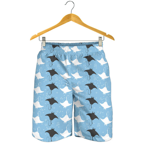 Stingray Pattern Print Design 03 Men Shorts