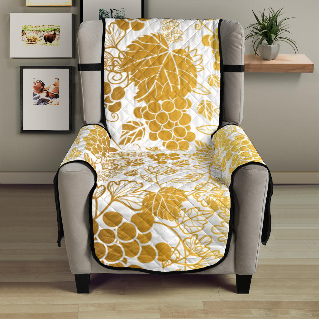 Gold grape pattern Chair Cover Protector