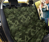 Digital Green Camo Camouflage Pattern Dog Car Seat Covers