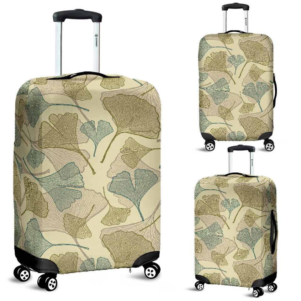 Ginkgo Leaves Design Pattern Luggage Covers