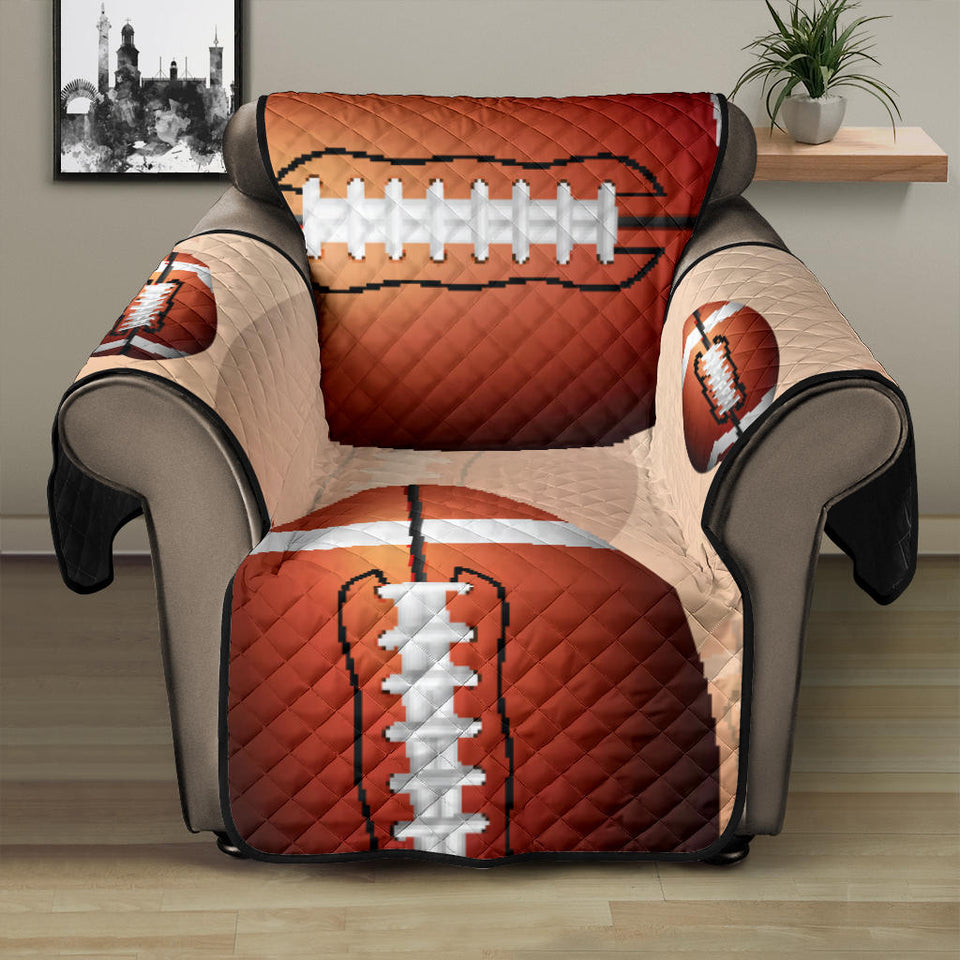 American football ball design pattern Recliner Cover Protector